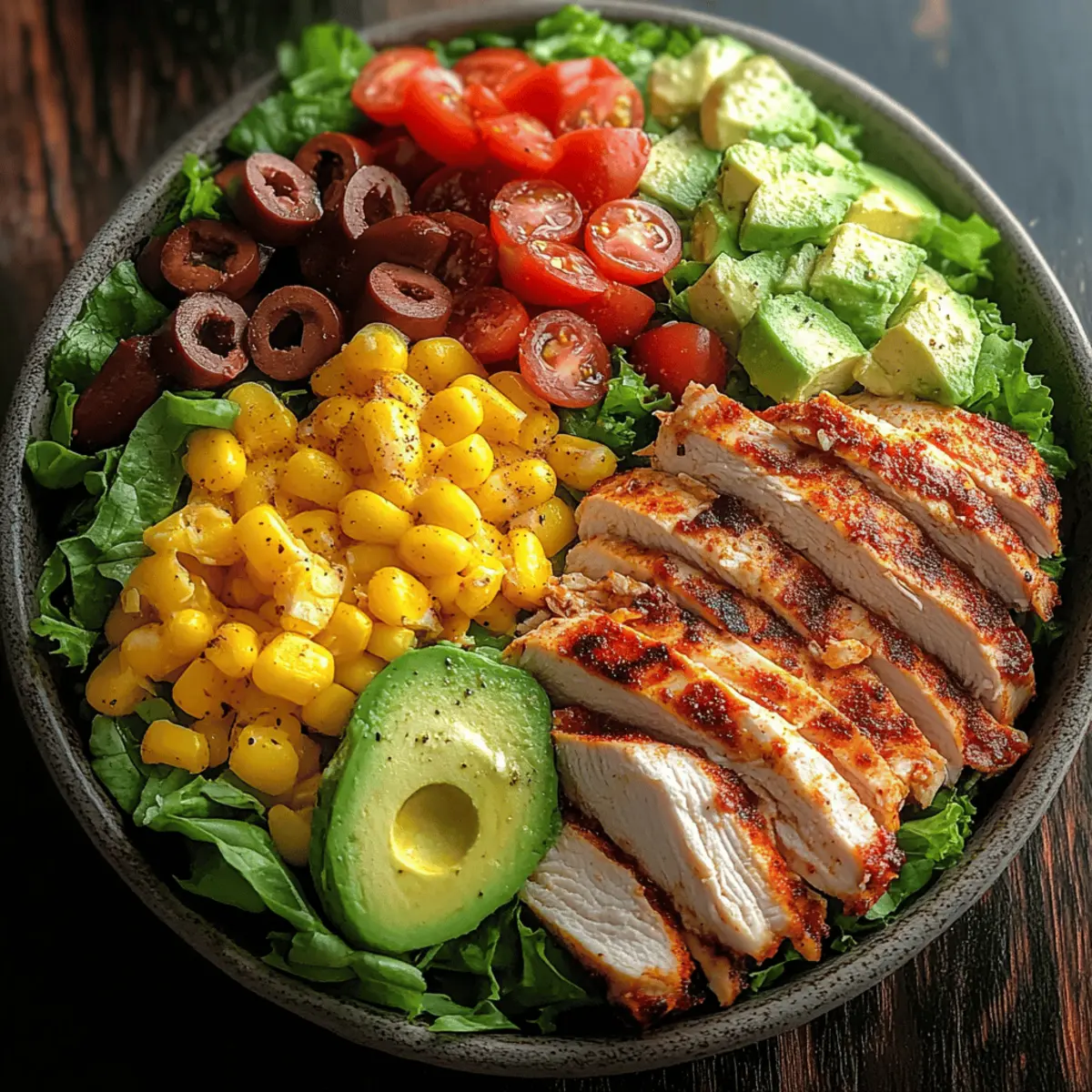 High Protein Southwest Chicken Salad