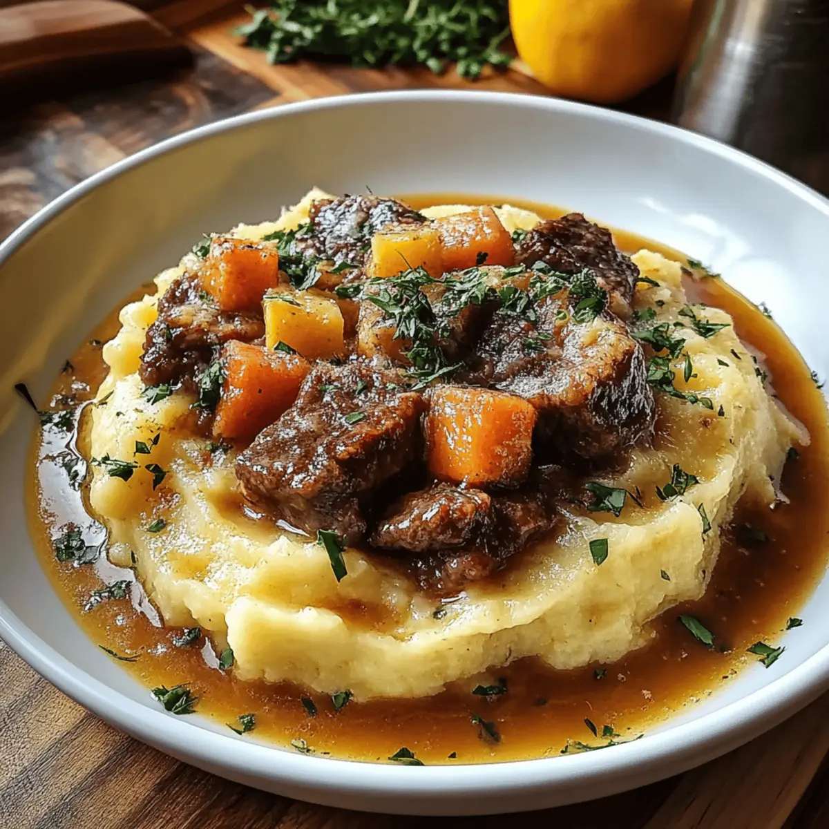 Irish Stew With Mashed Potatoes