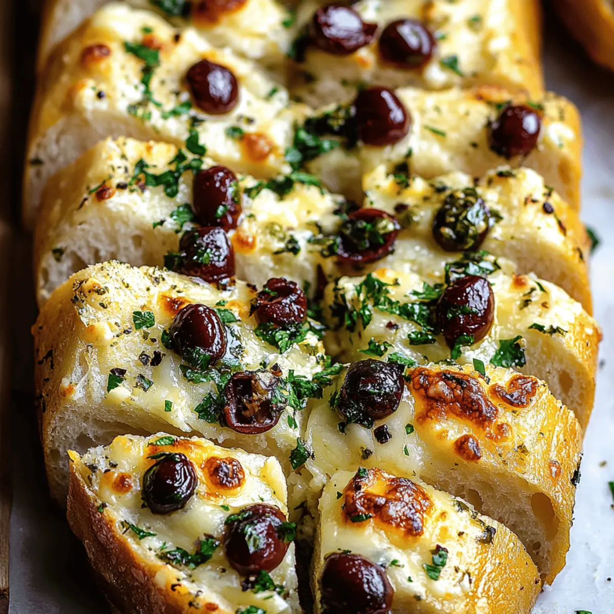 Olive Cheese Bread