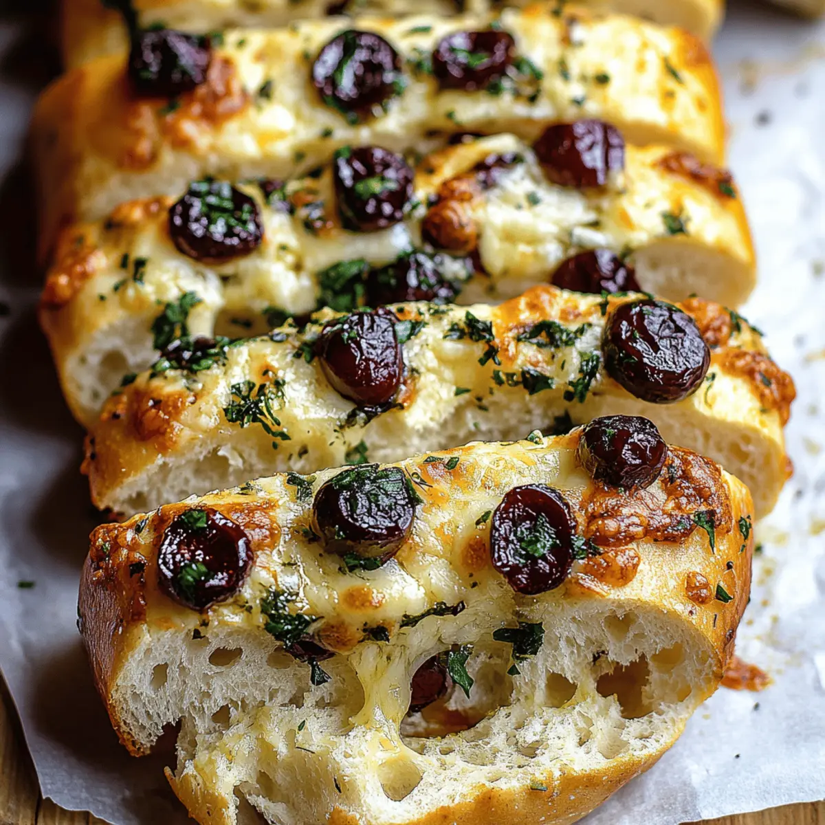 Olive Cheese Bread