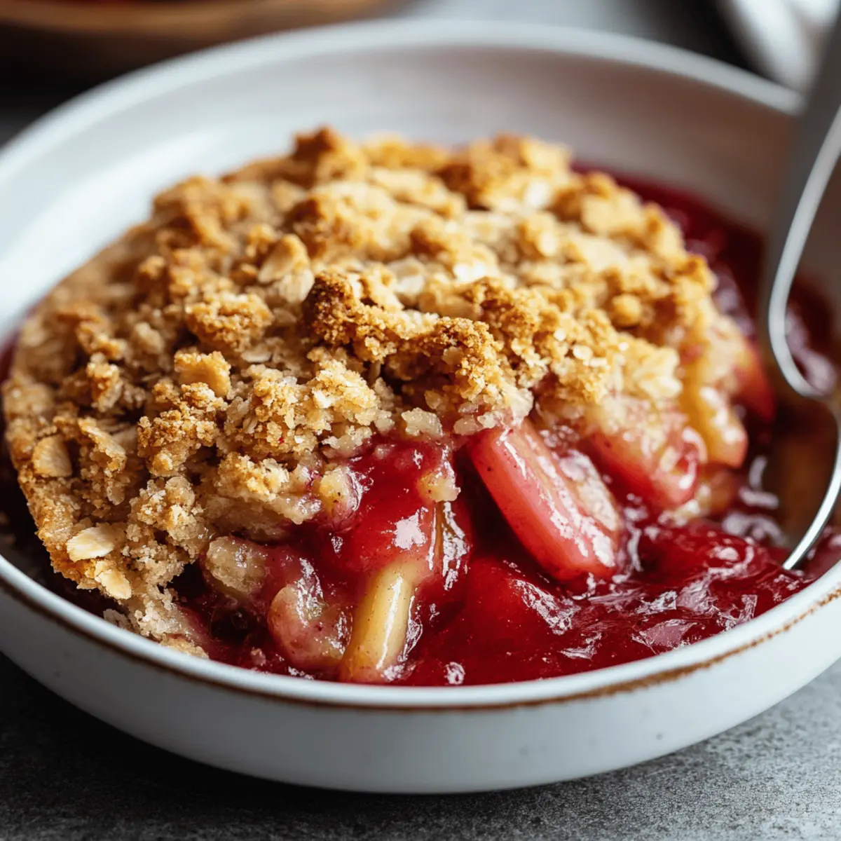 Rhubarb Crisp