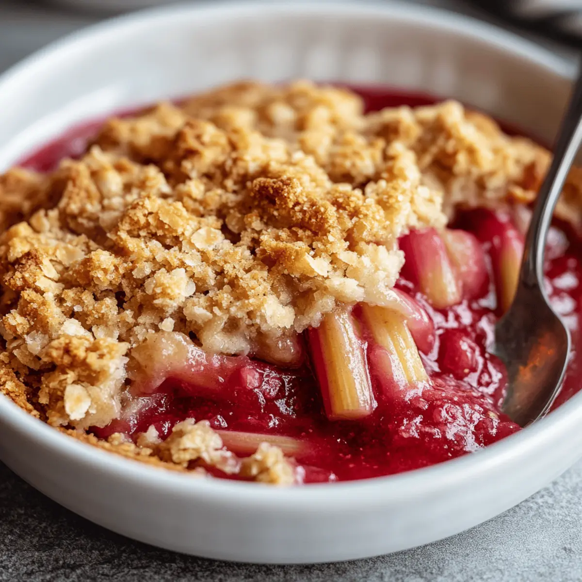Rhubarb Crisp