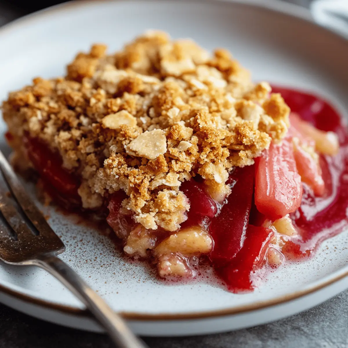 Rhubarb Crisp