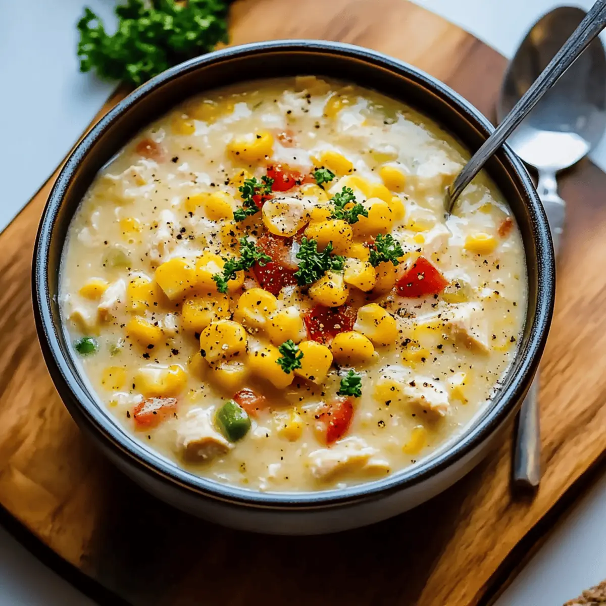 Slow Cooker Chicken Corn Chowder