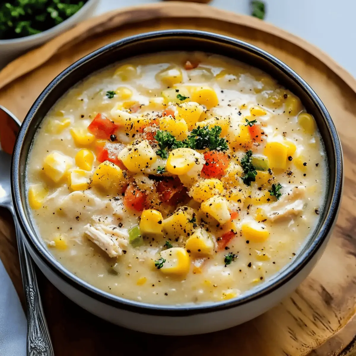 Slow Cooker Chicken Corn Chowder
