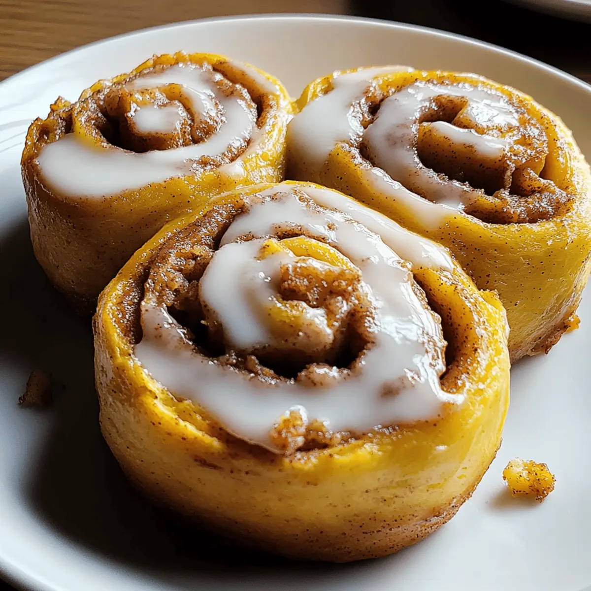 Soft Pumpkin Cinnamon Rolls