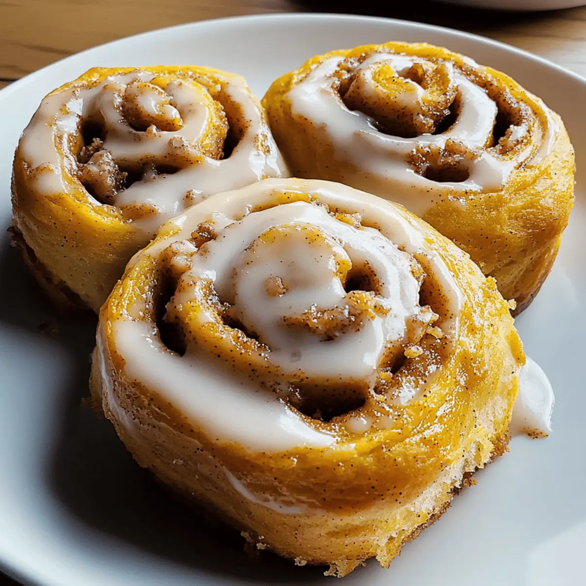 Soft Pumpkin Cinnamon Rolls