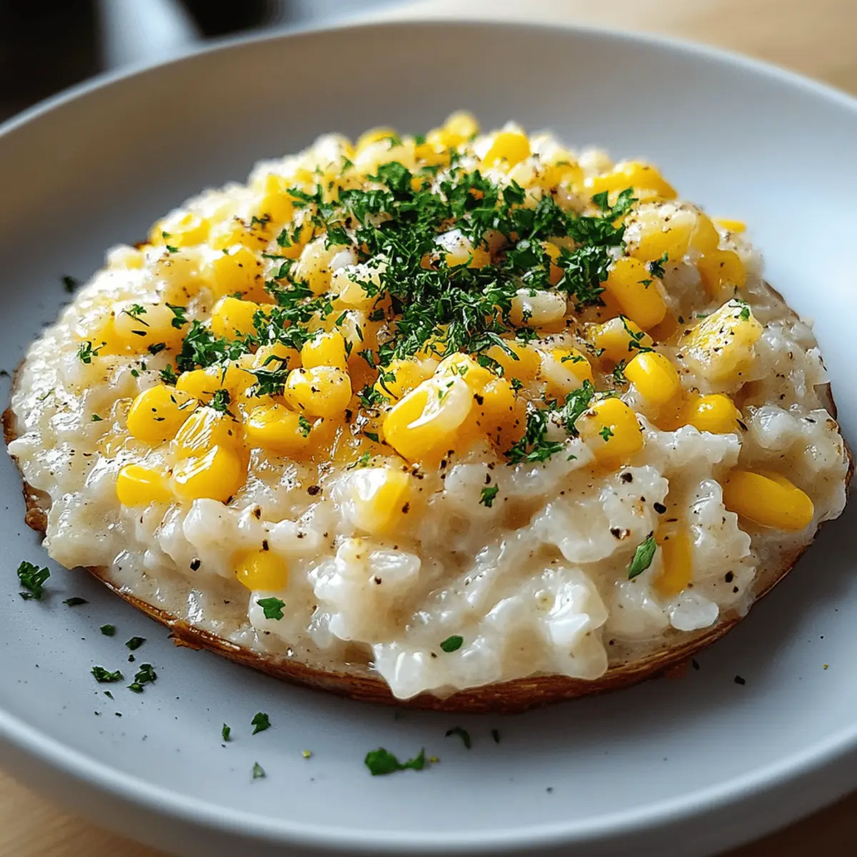 Sweet Corn Risotto