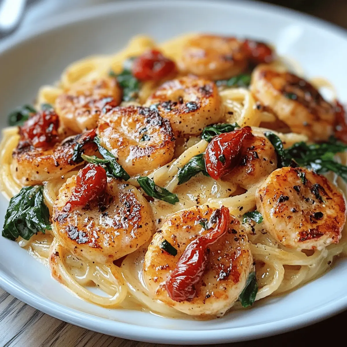 Tuscan Shrimp Pasta