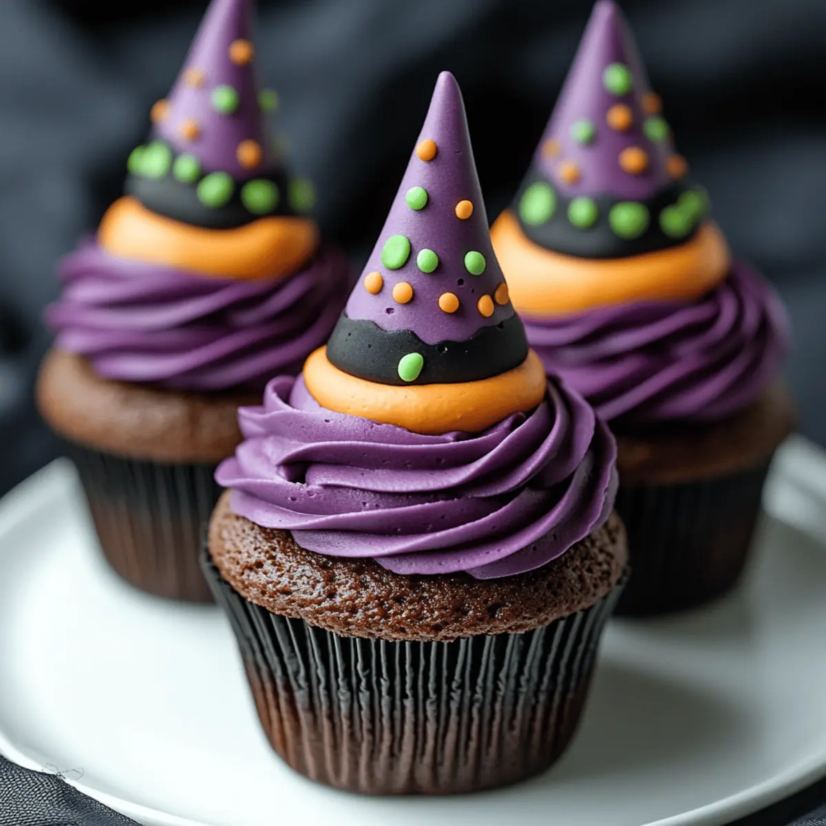 Witch Hat Cupcakes