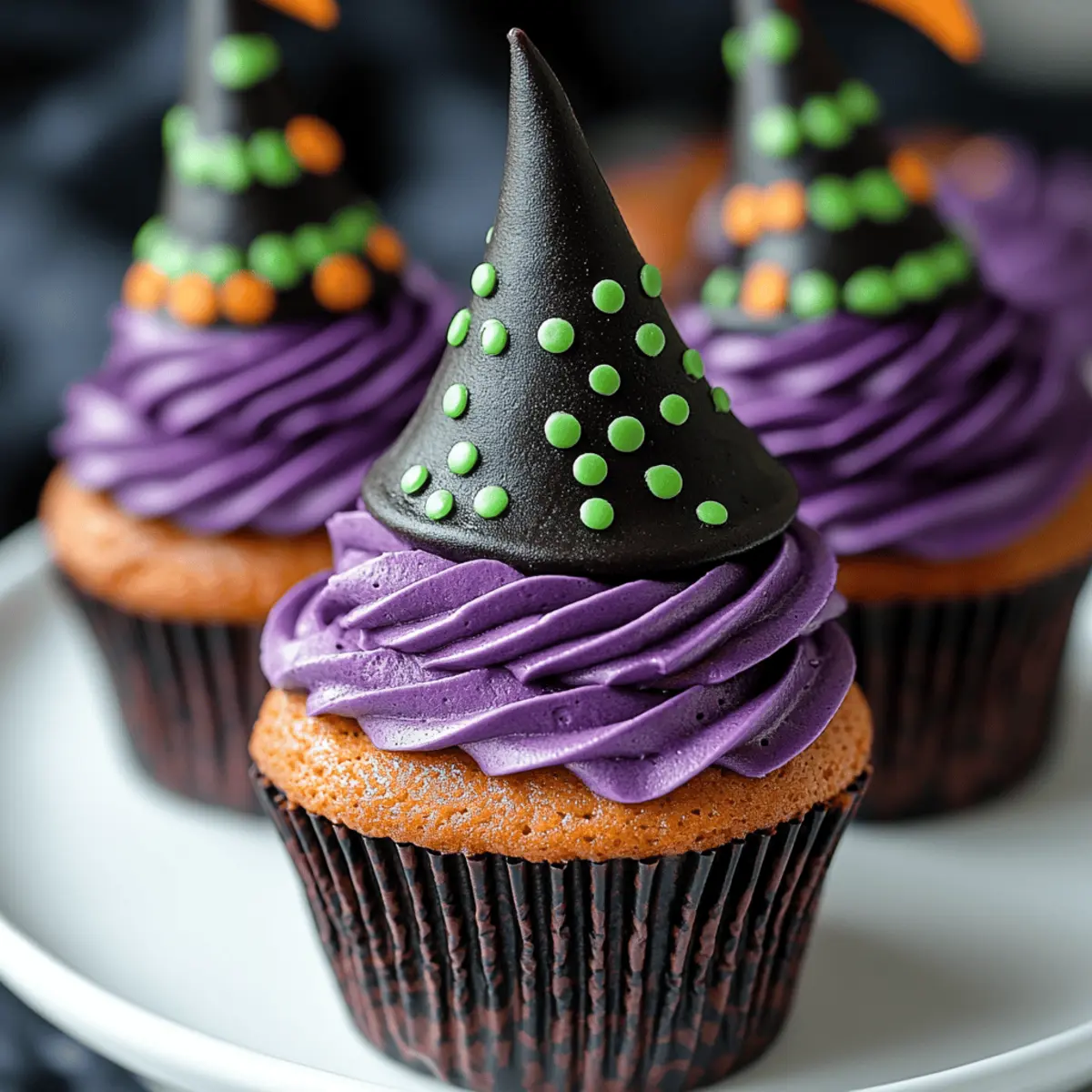 Witch Hat Cupcakes