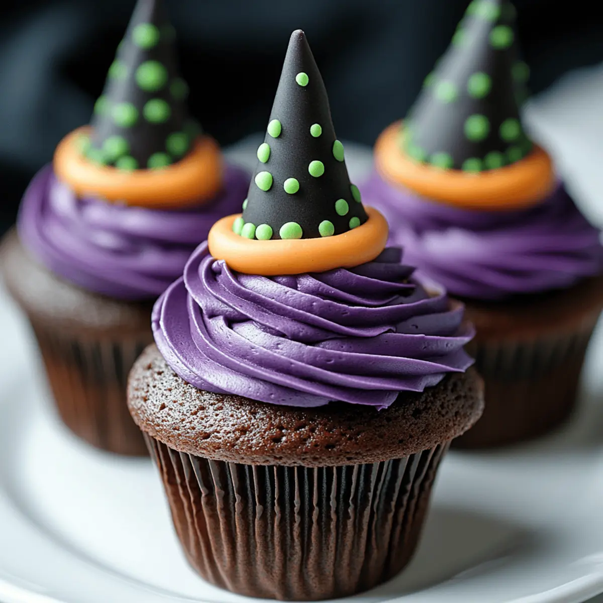Witch Hat Cupcakes