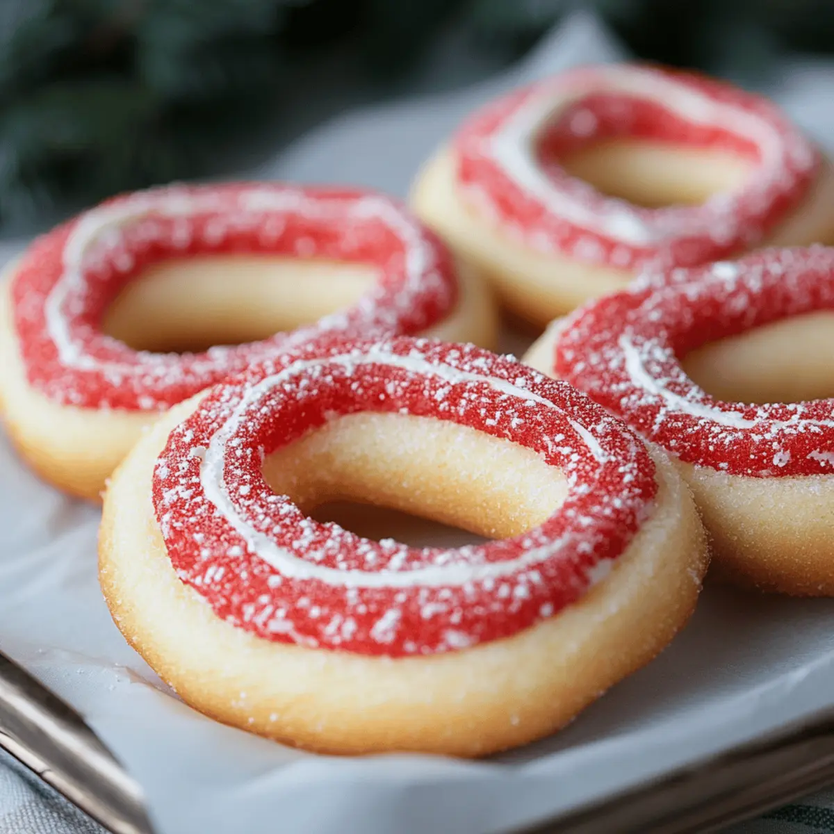 Candy Cane Cookies