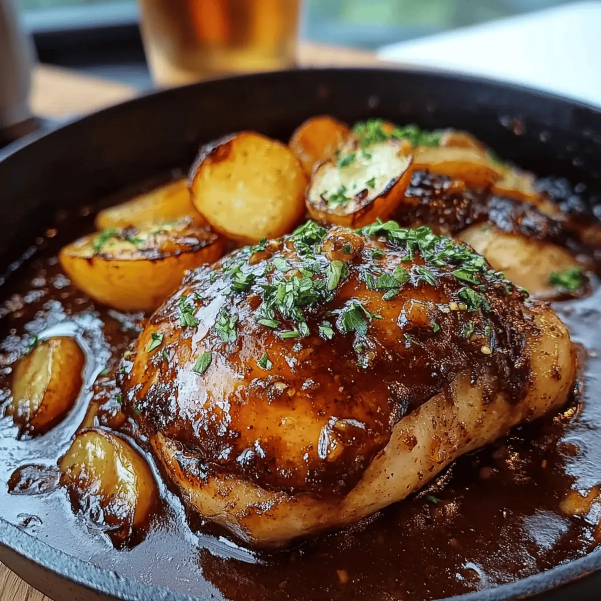 Apple Cider Glazed Chicken