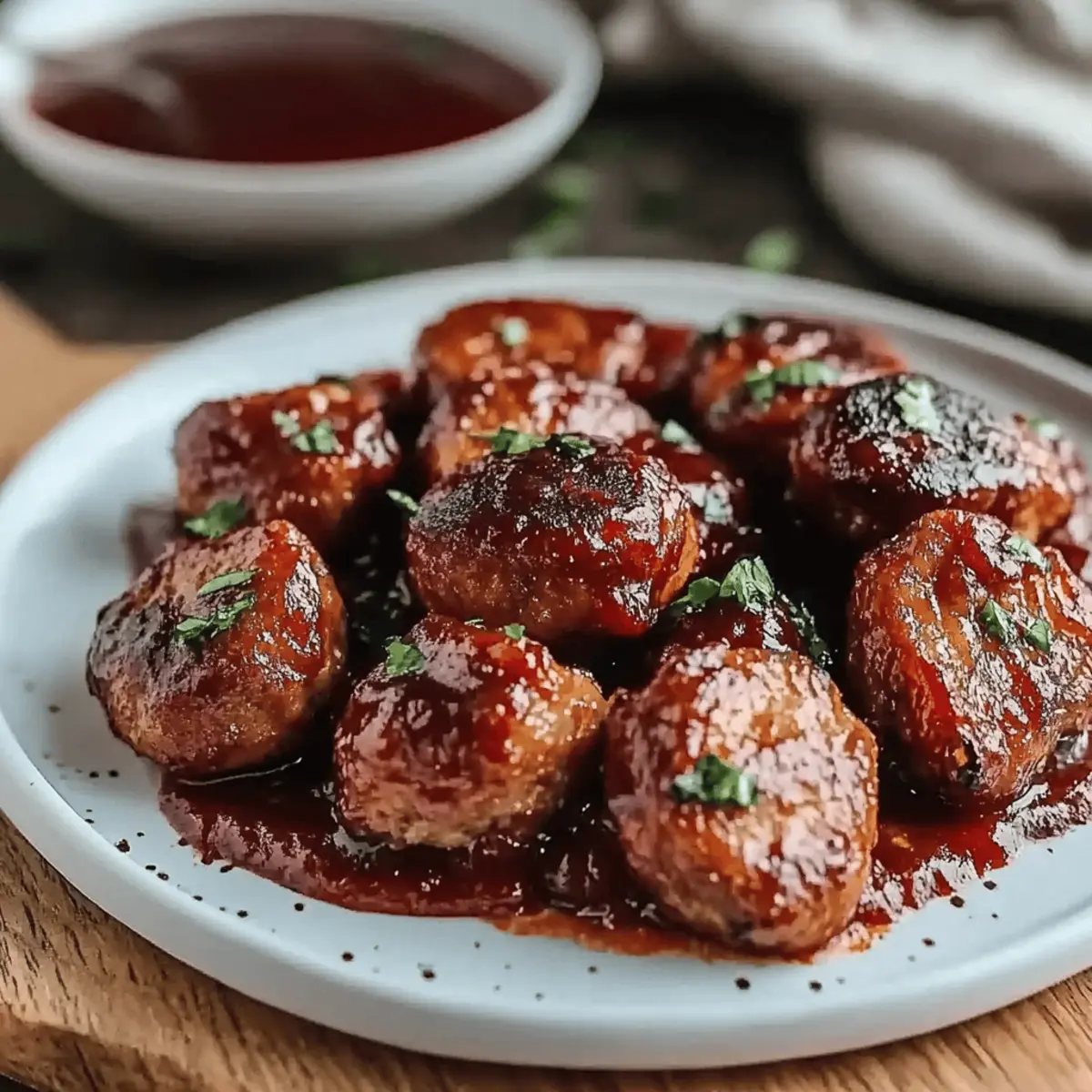 Cranberry Sauce Meatballs