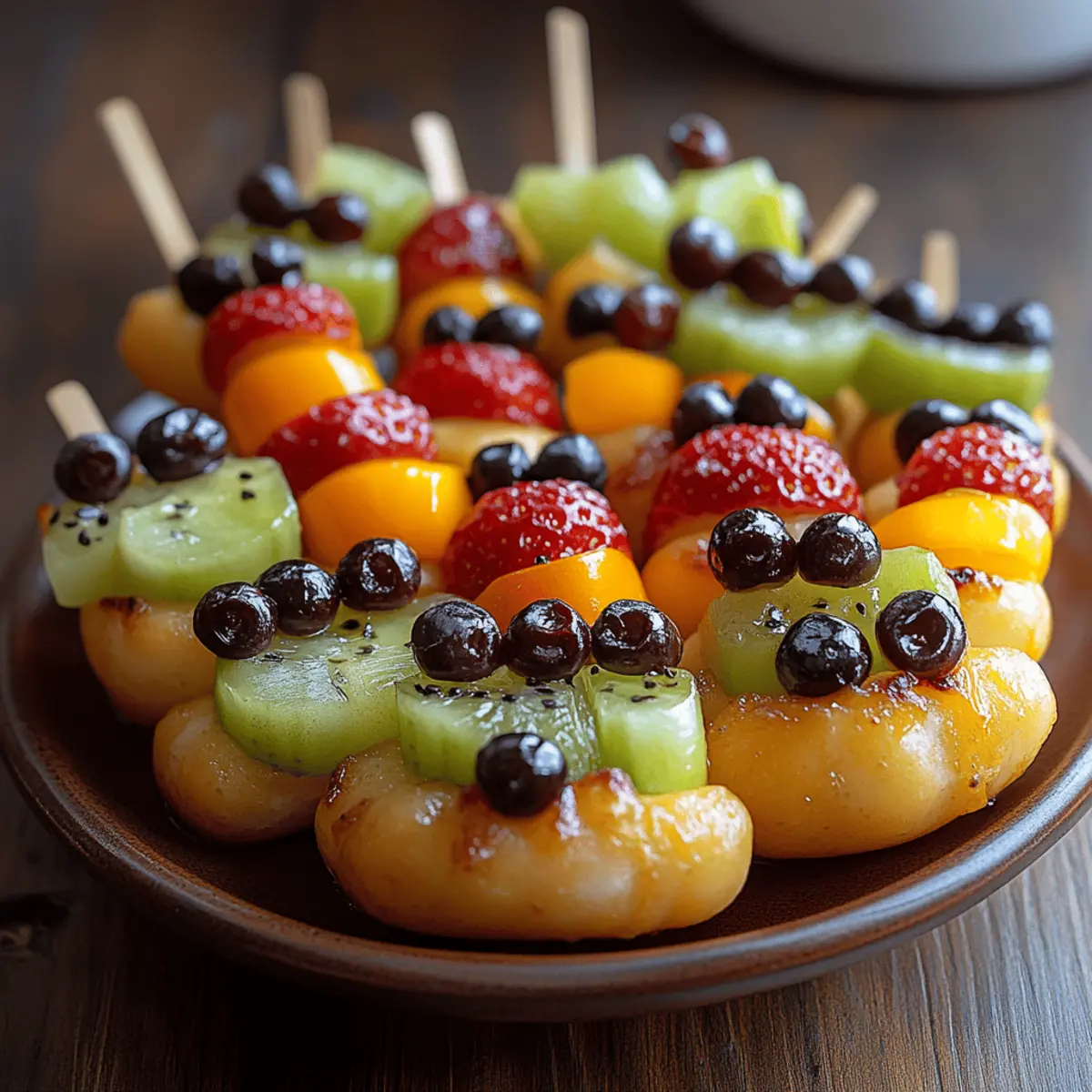 Monster Fruit Skewers