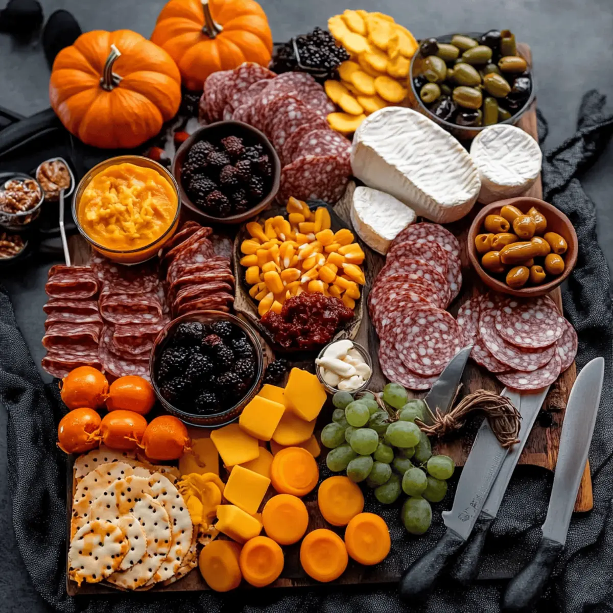 Halloween Cheese Board