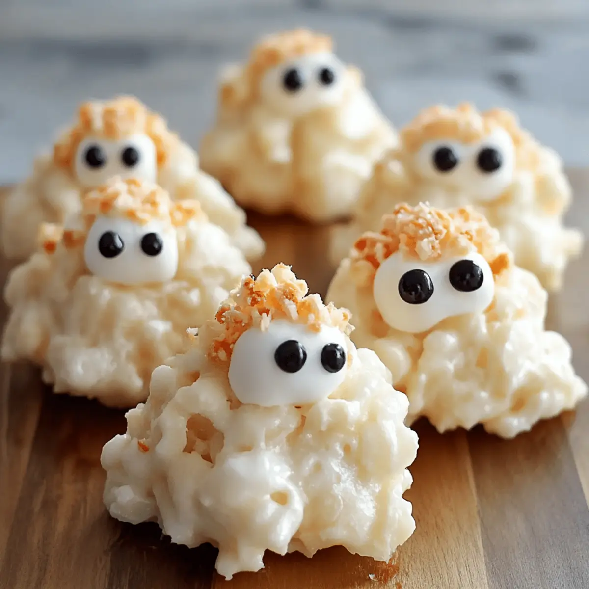 Ghost Popcorn Balls