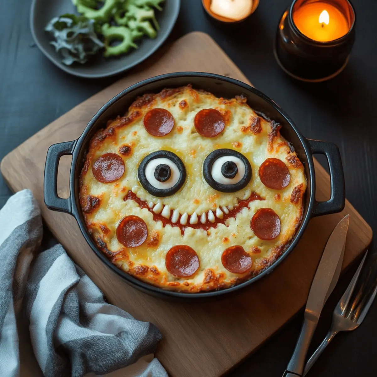 Monster Mash Pizza Dip