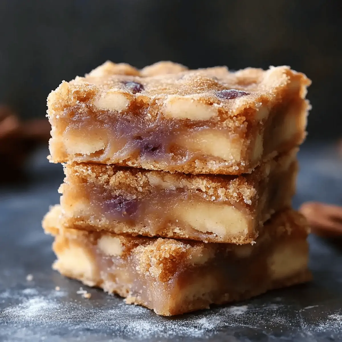 Apple Snickerdoodle Bars