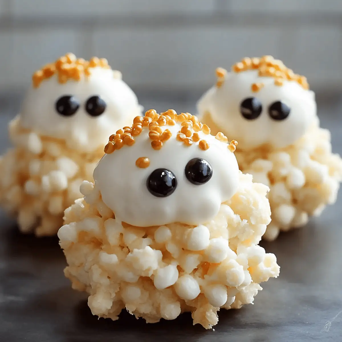 Ghost Popcorn Balls
