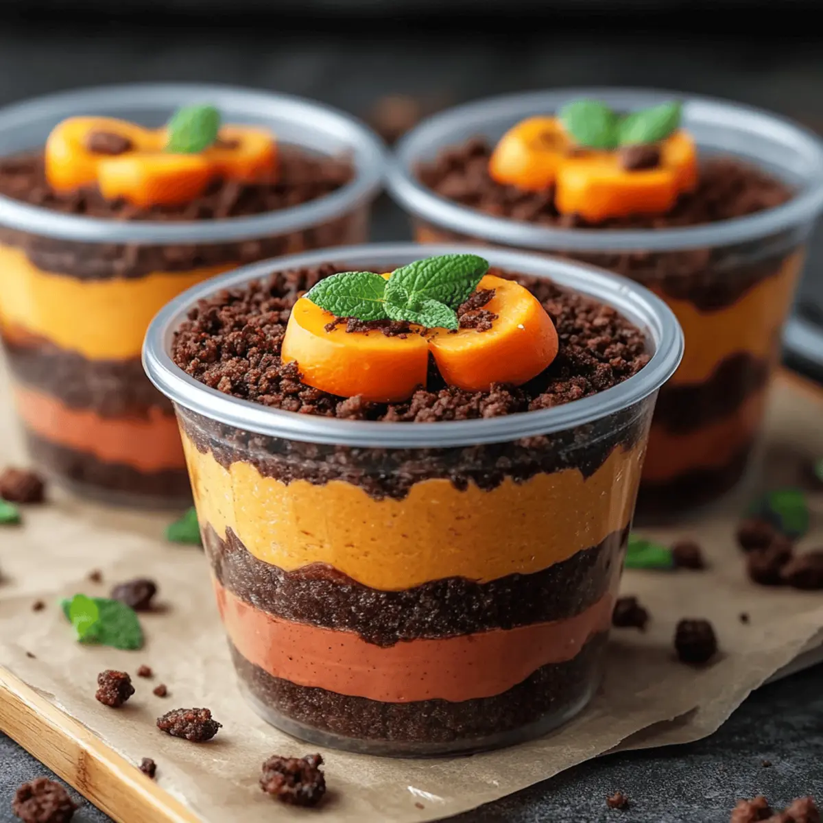 Pumpkin Patch Dirt Cups