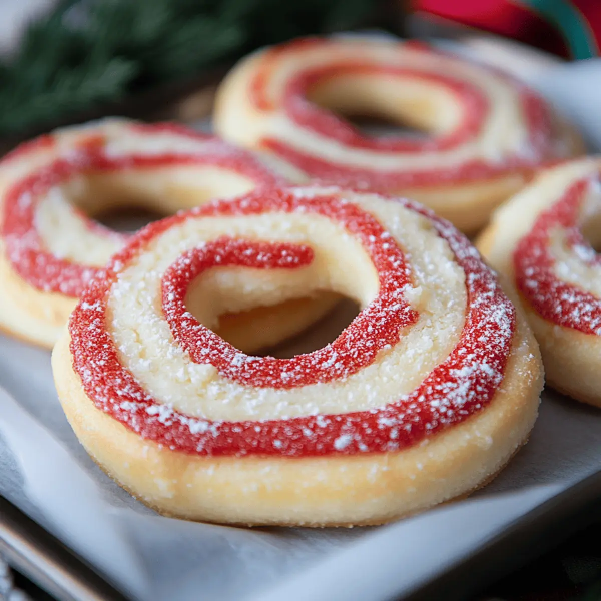Candy Cane Cookies