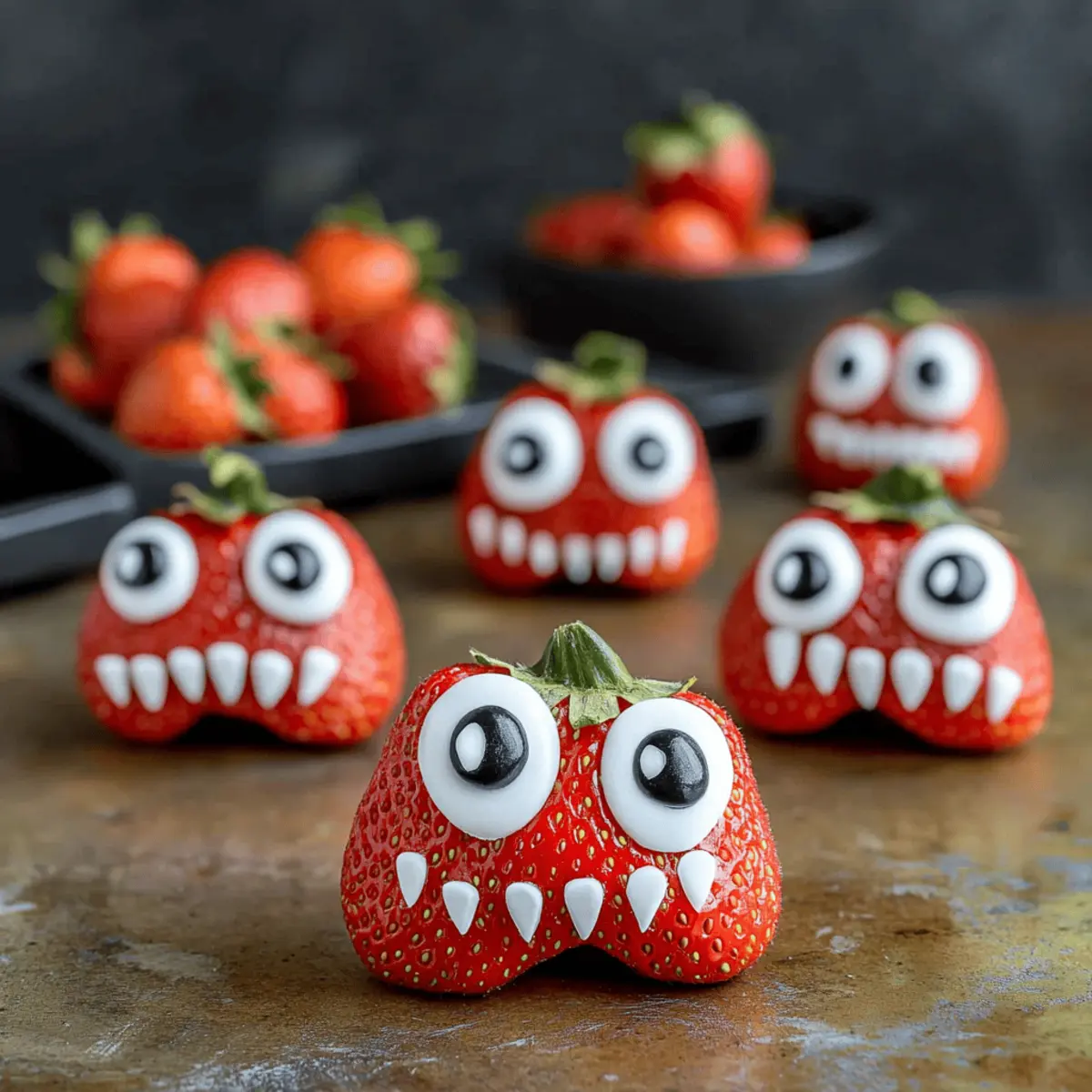 Strawberry Halloween Monsters