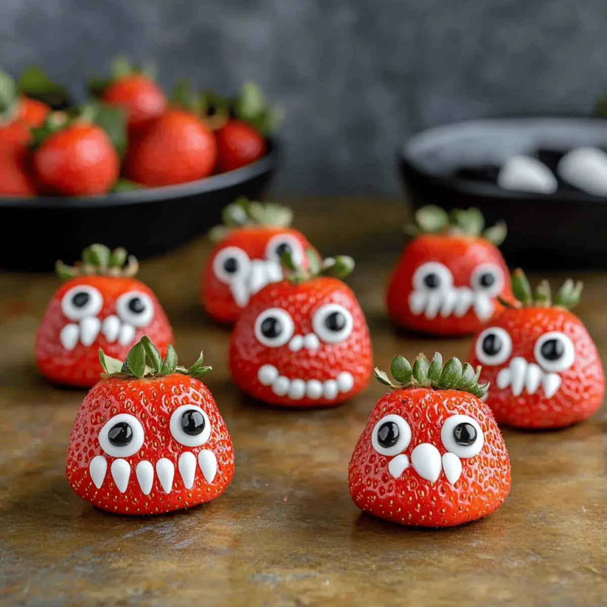 Strawberry Halloween Monsters