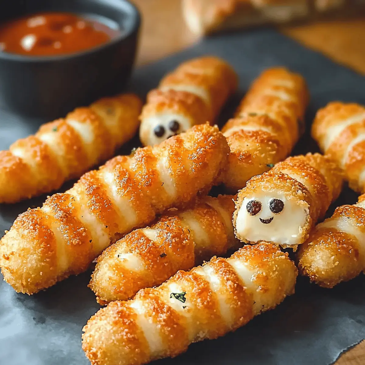 Mummy Mozzarella Sticks