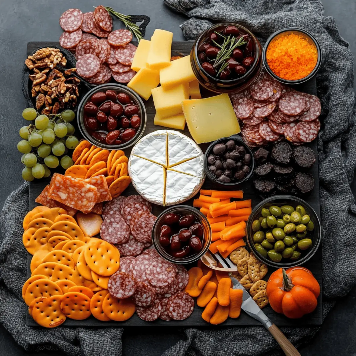 Halloween Cheese Board