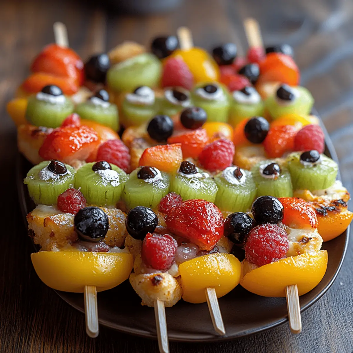 Monster Fruit Skewers
