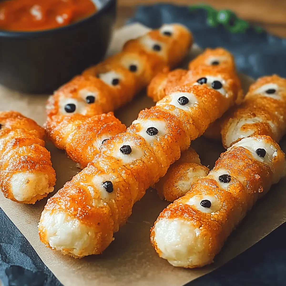 Mummy Mozzarella Sticks
