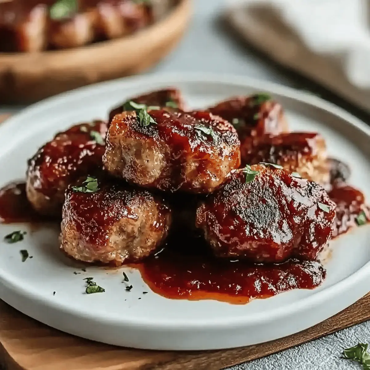 Cranberry Sauce Meatballs