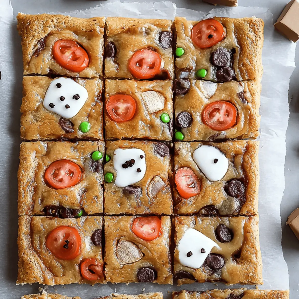 Halloween Candy Cookie Bars