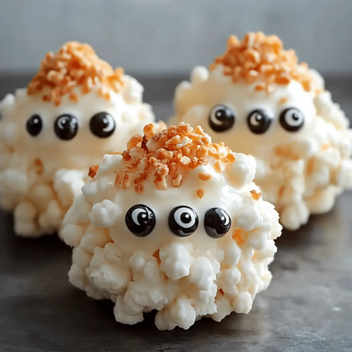 Ghost Popcorn Balls