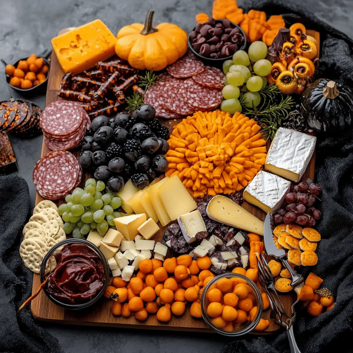 Halloween Cheese Board