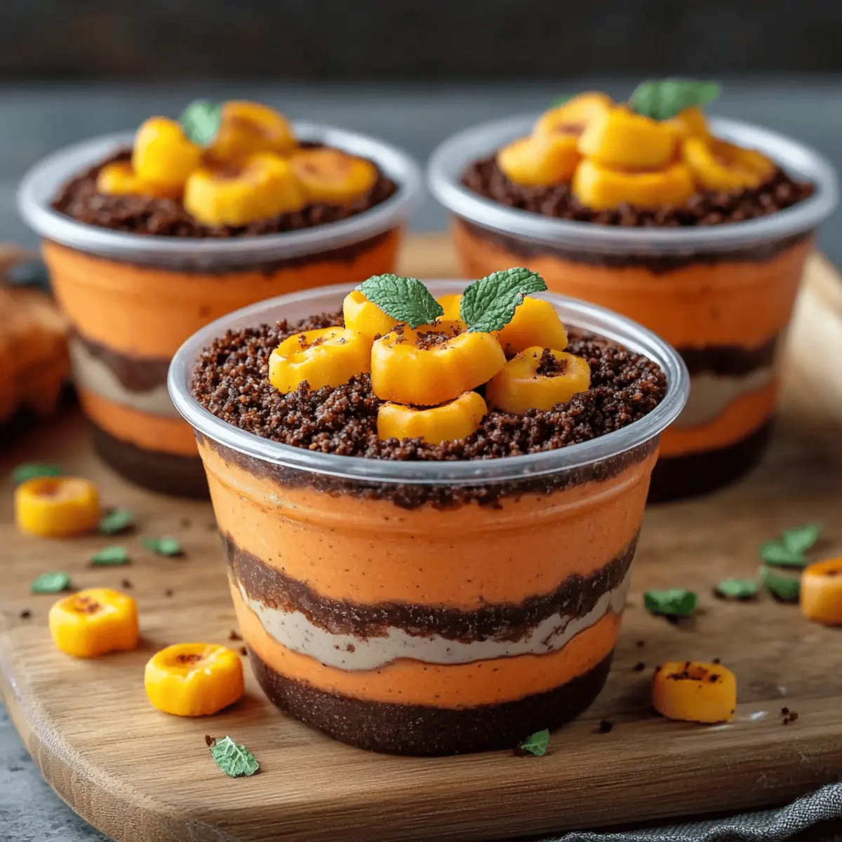 Pumpkin Patch Dirt Cups