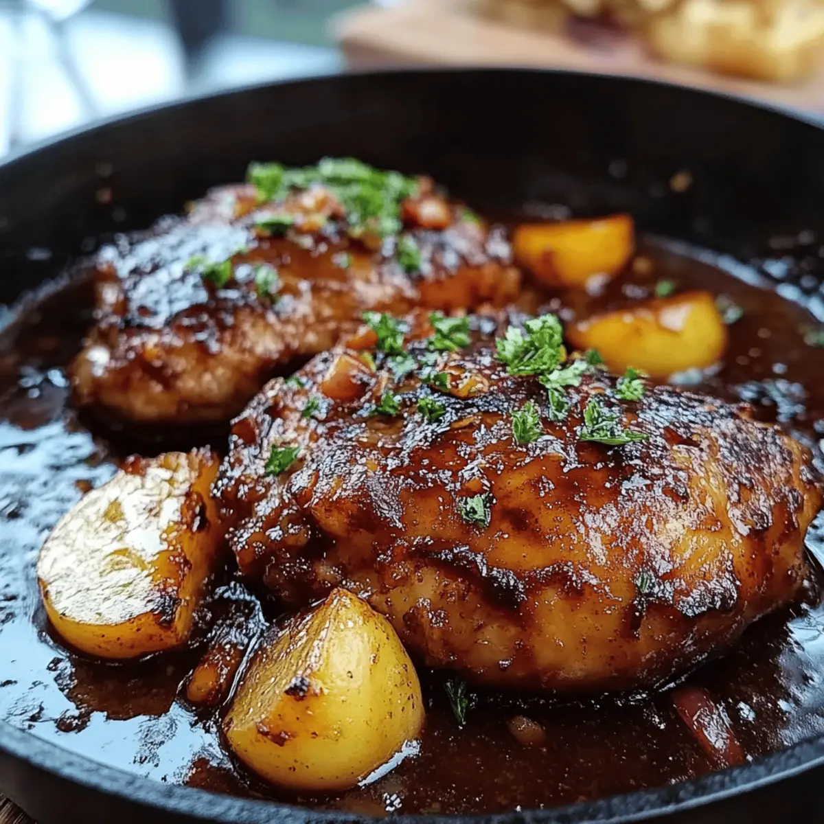 Apple Cider Glazed Chicken