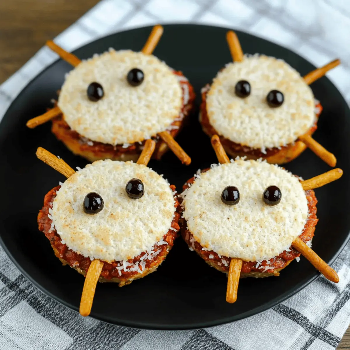 Spooky Spider Sandwiches