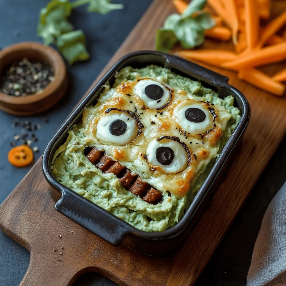 Franken-Spinach Monster Dip