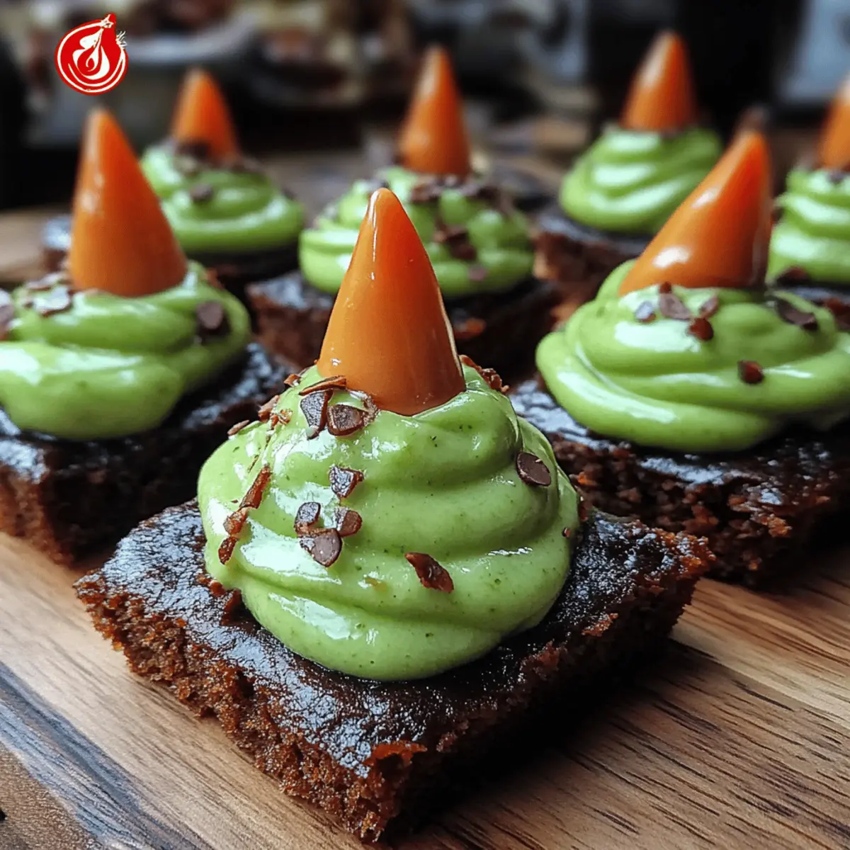 Wicked Witch Hat Brownies