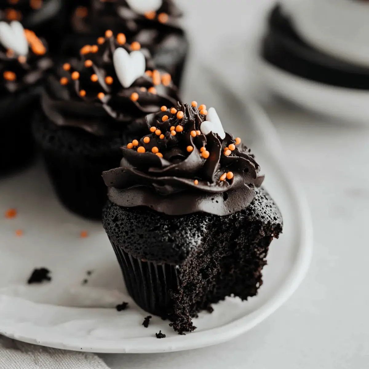 Black Velvet Cupcakes