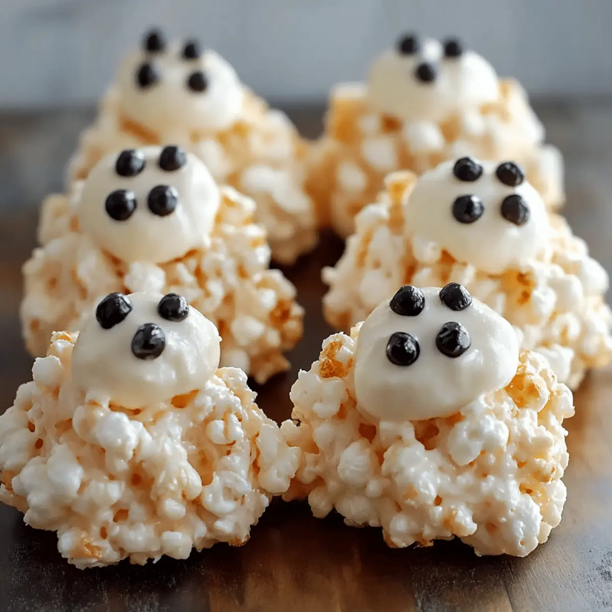 Ghost Popcorn Balls