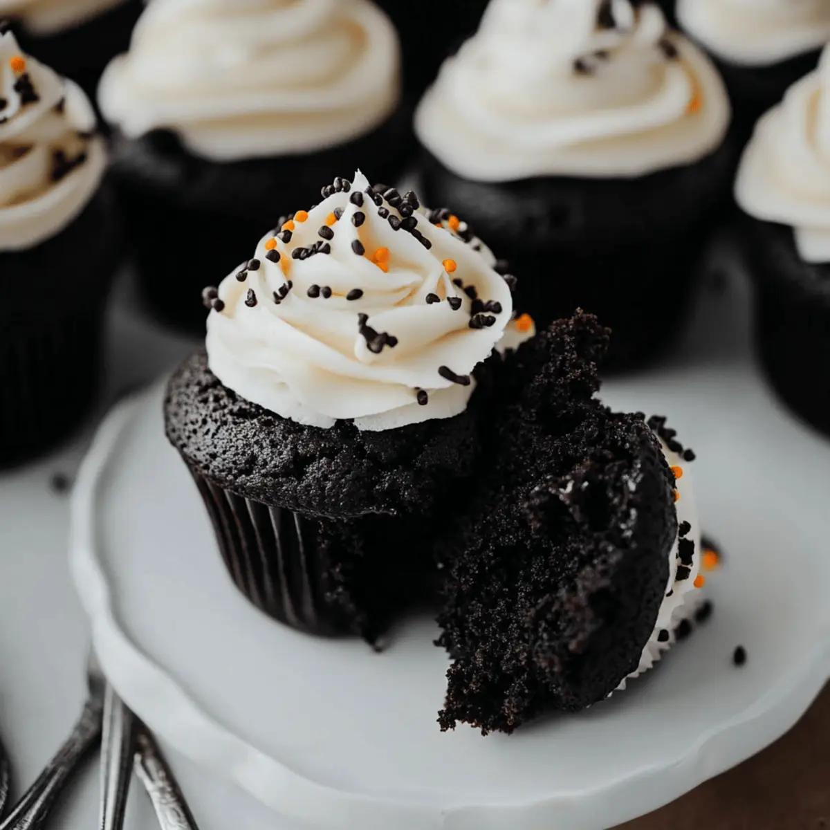 Black Velvet Cupcakes
