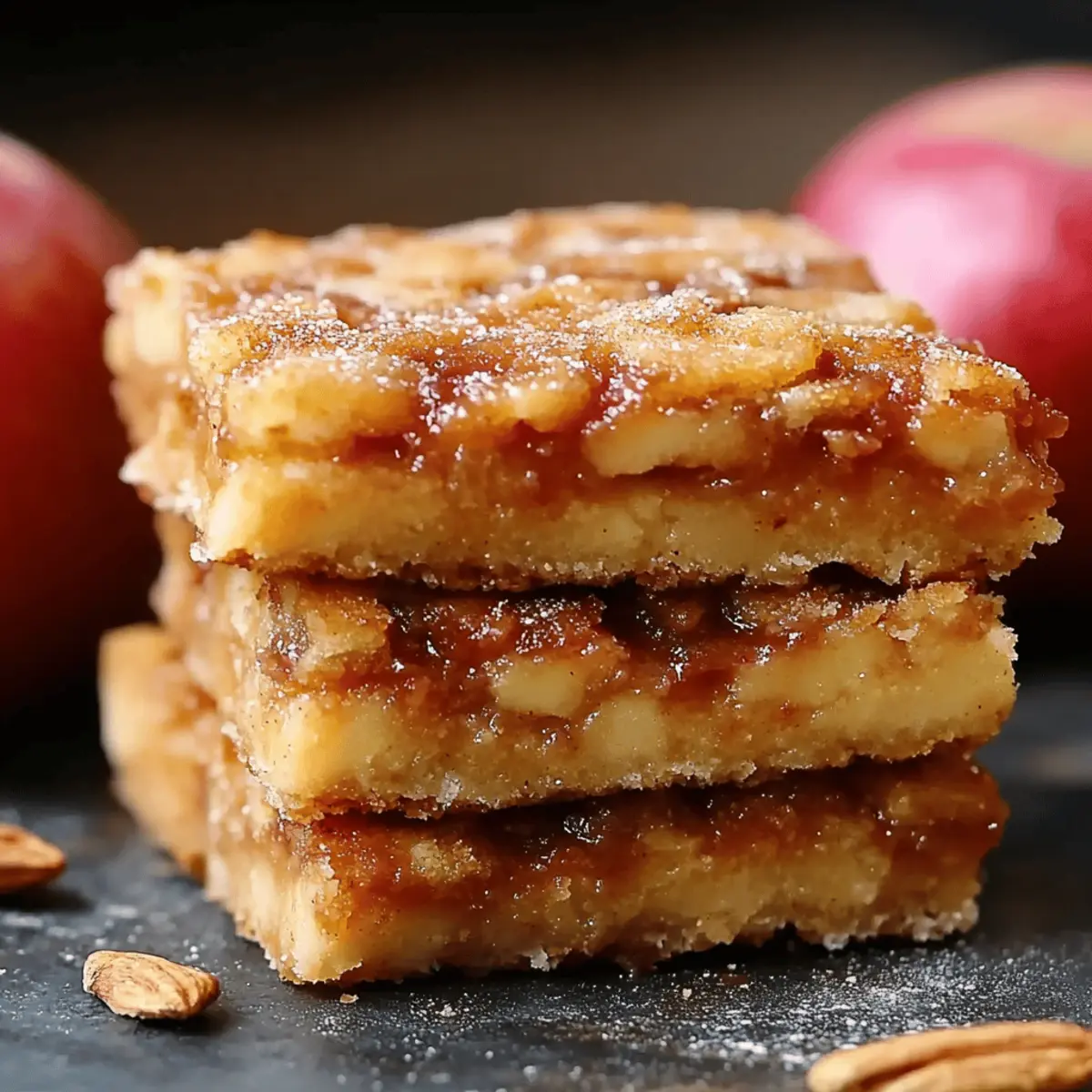 Apple Snickerdoodle Bars
