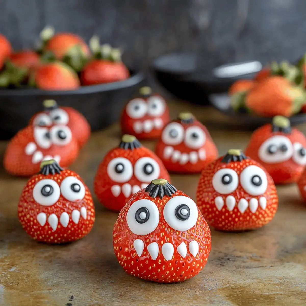 Strawberry Halloween Monsters