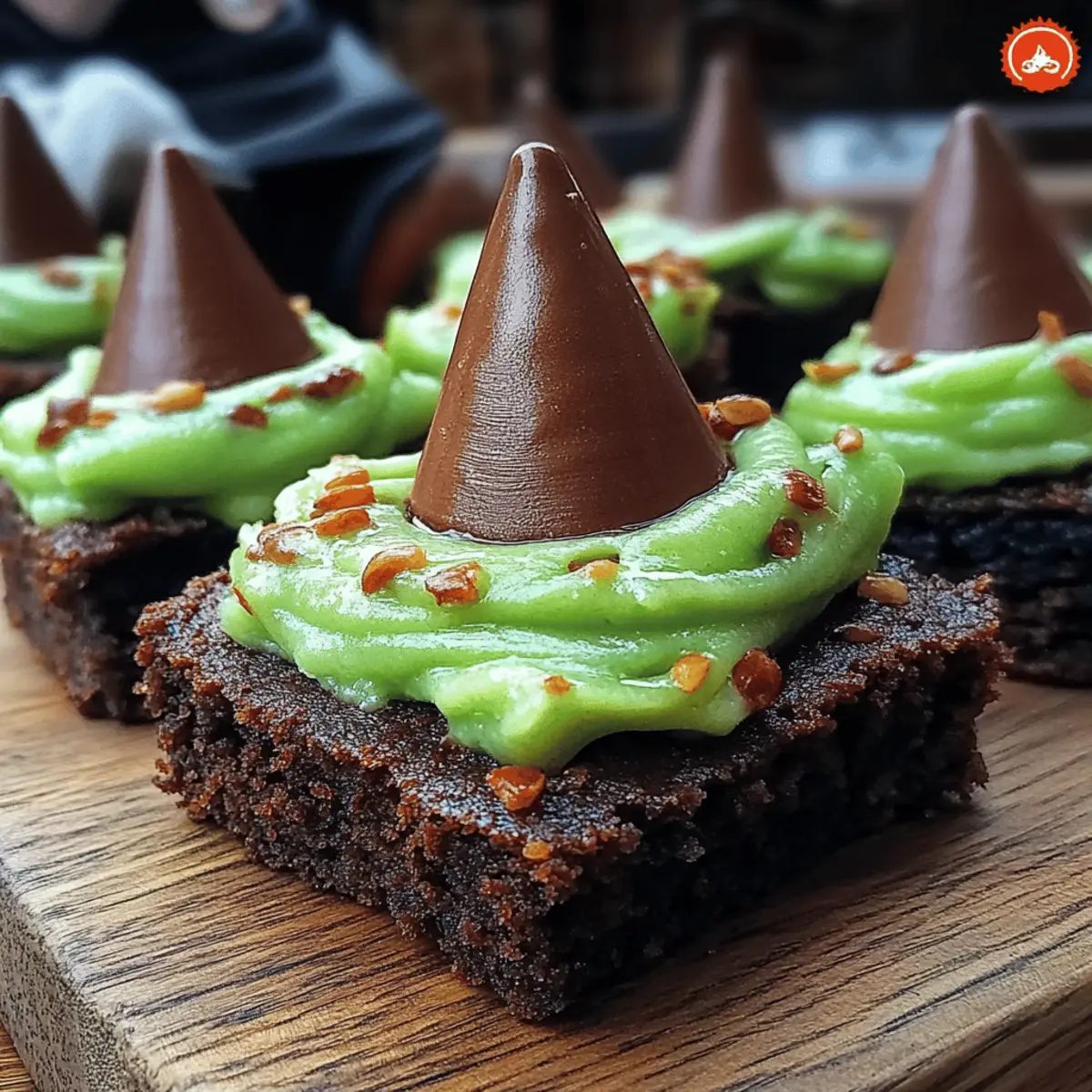 Wicked Witch Hat Brownies