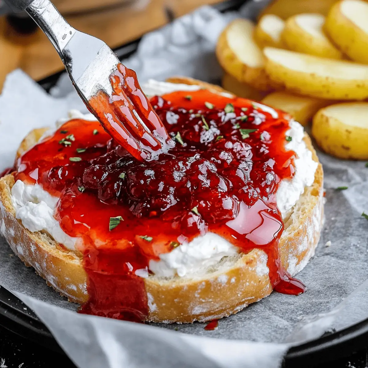 Halloween Bloody Baked Brie