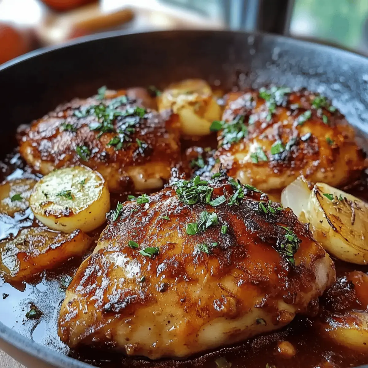 Apple Cider Glazed Chicken